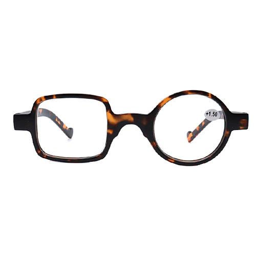 Wholesale Cheap Plastic Fashion Readers Eyeglasses  Dissymmetry Frame Women Men Reading Glasses
